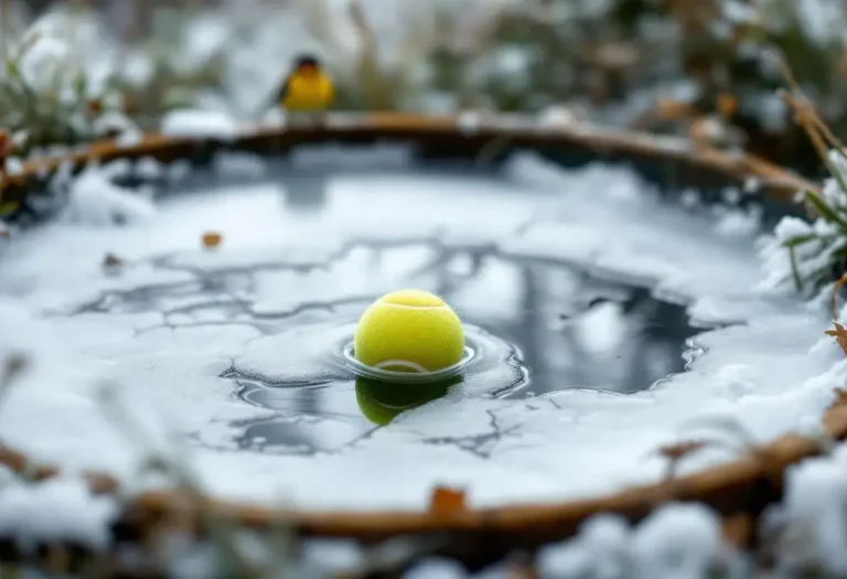 Cet hiver, la balle de tennis au jardin : le geste tout simple qui sauve la vie des animaux
