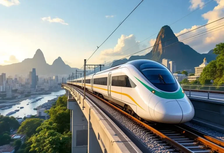 Le TGV débarque au Brésil et reliera d'ici 2032 deux de ses plus grandes métropoles